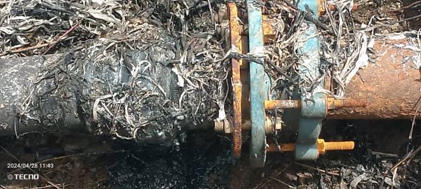 Intensas labores para reiniciar servicio de abasto de agua a Santa Clara