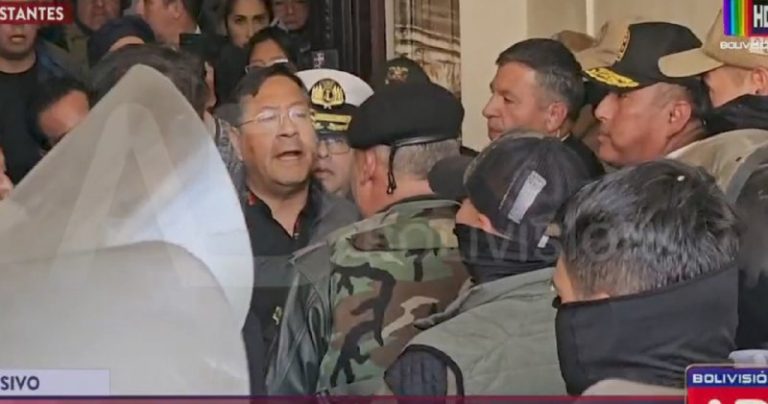 Presidente de Bolivia Luis Arce denuncia intento de golpe de Estado en La Paz