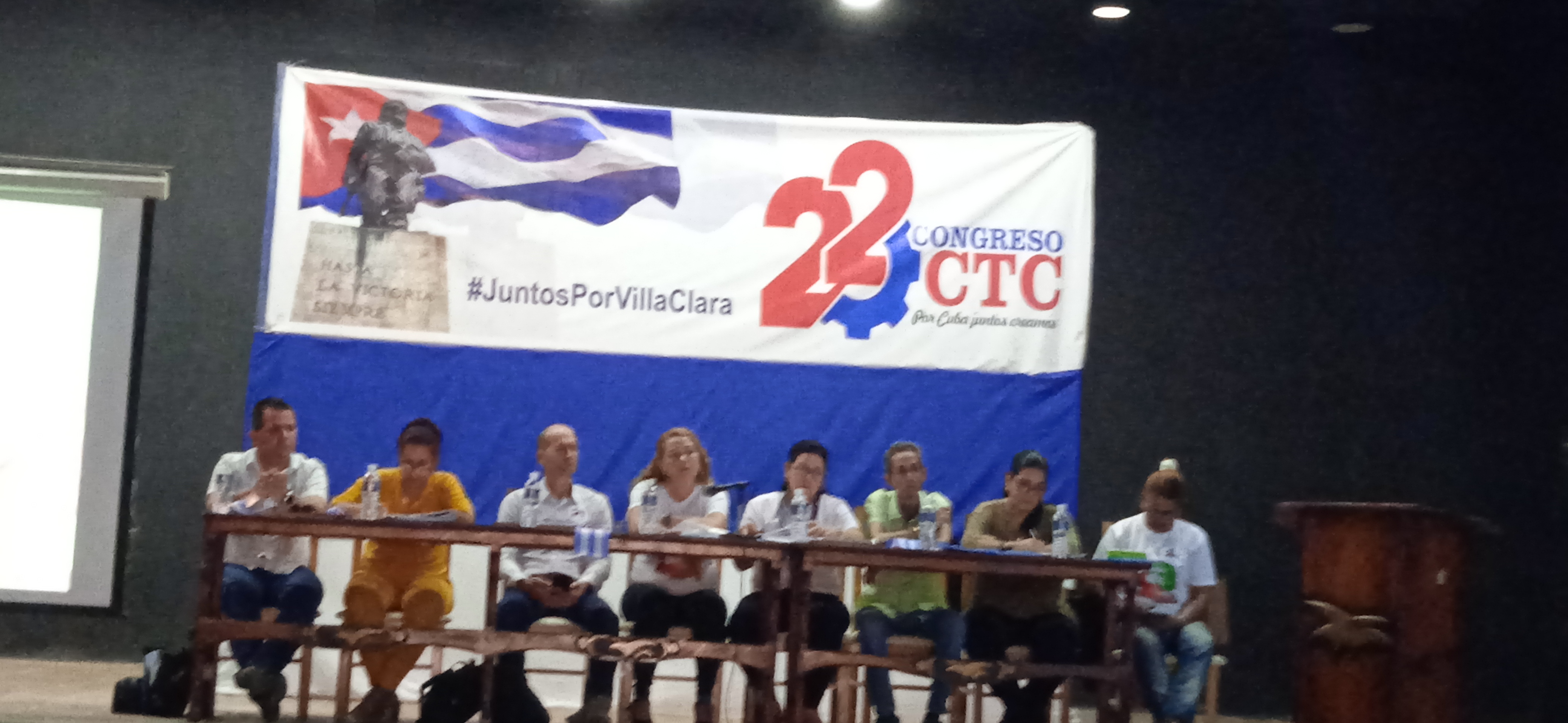 Efectuada conferencia XXII congreso de la CTC en Santa Clara.