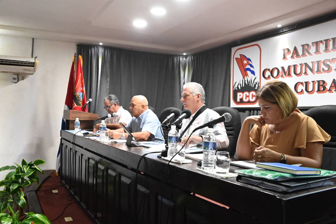Realizan Pleno del Comité Provincial del PCC en Mayabeque