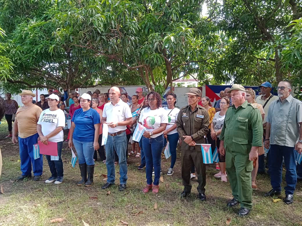 En Villa Clara, acto político cultural por el día de los trabajadores civiles de la defensa