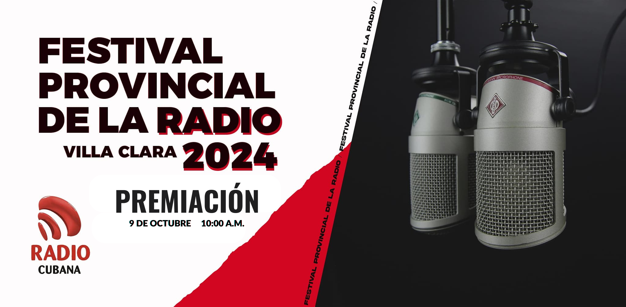 Este miércoles, premiación del Festival Provincial de la Radio en Villa Clara
