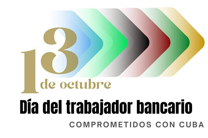 Bancarios cubanos en una jornada de homenajes y compromisos