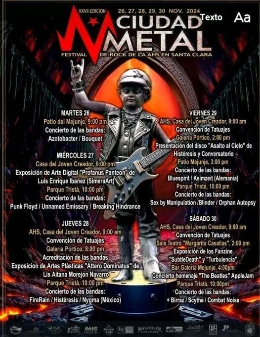 Festival Ciudad Metal 2024 en Santa Clara 