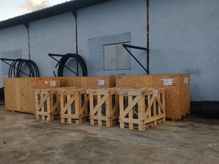 En Santa Clara, nuevos equipos de bombeo de agua para el sistema Minerva Ochoíta