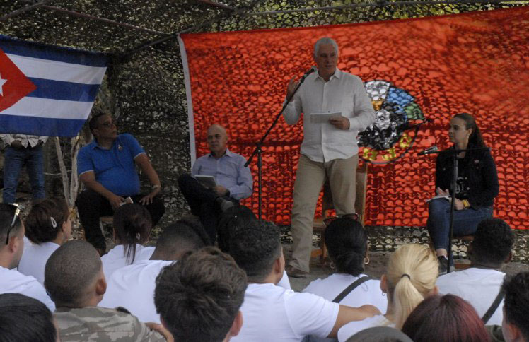 Presidió Díaz-Canel acto nacional en Playita de Cajobabo