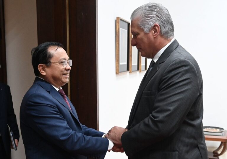 Díaz-Canel resalta vínculos muy fuertes entre Cuba y Vietnam