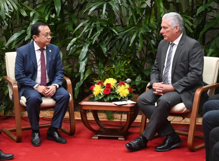 Díaz-Canel resalta vínculos muy fuertes entre Cuba y Vietnam
