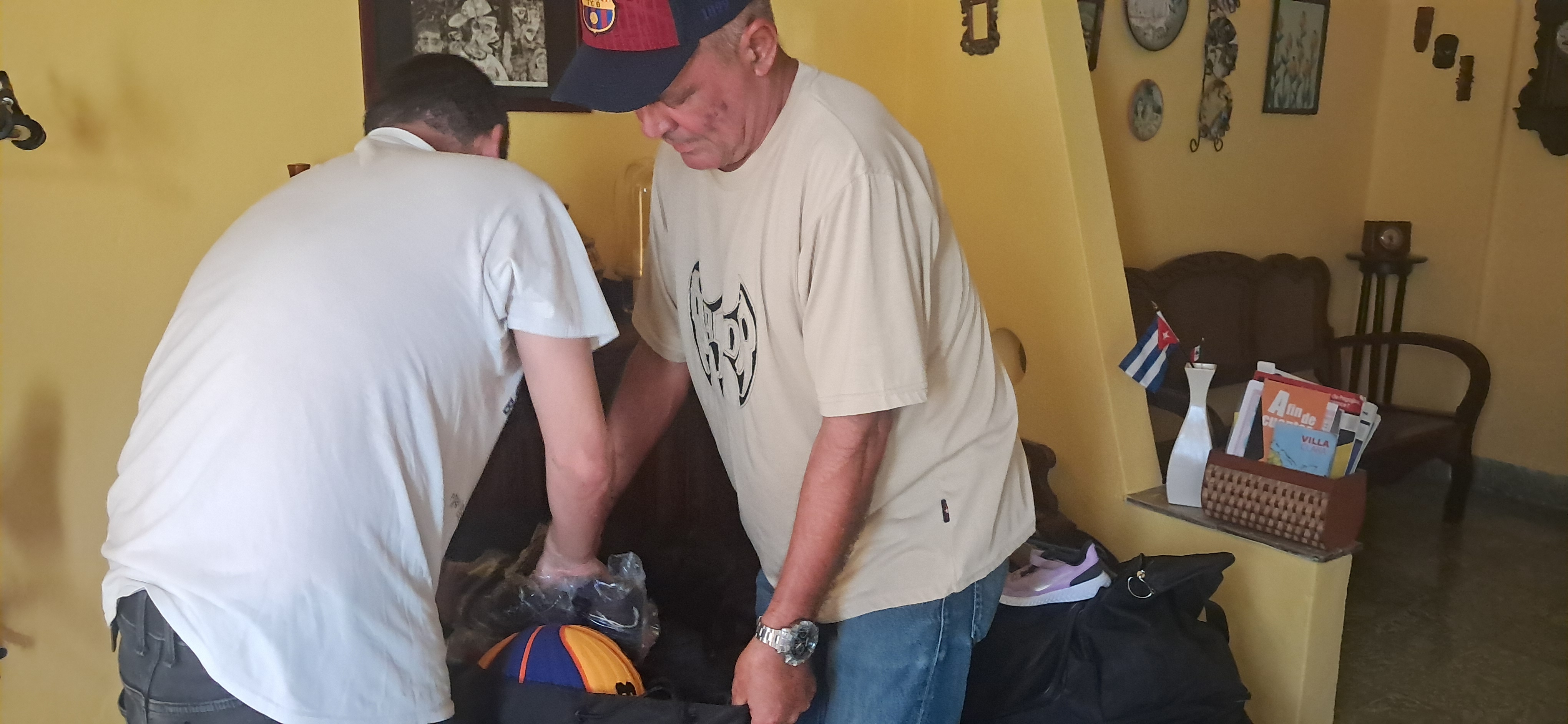 En Santa Clara , Presidente de ONG catalana ratifica solidaridad con Cuba