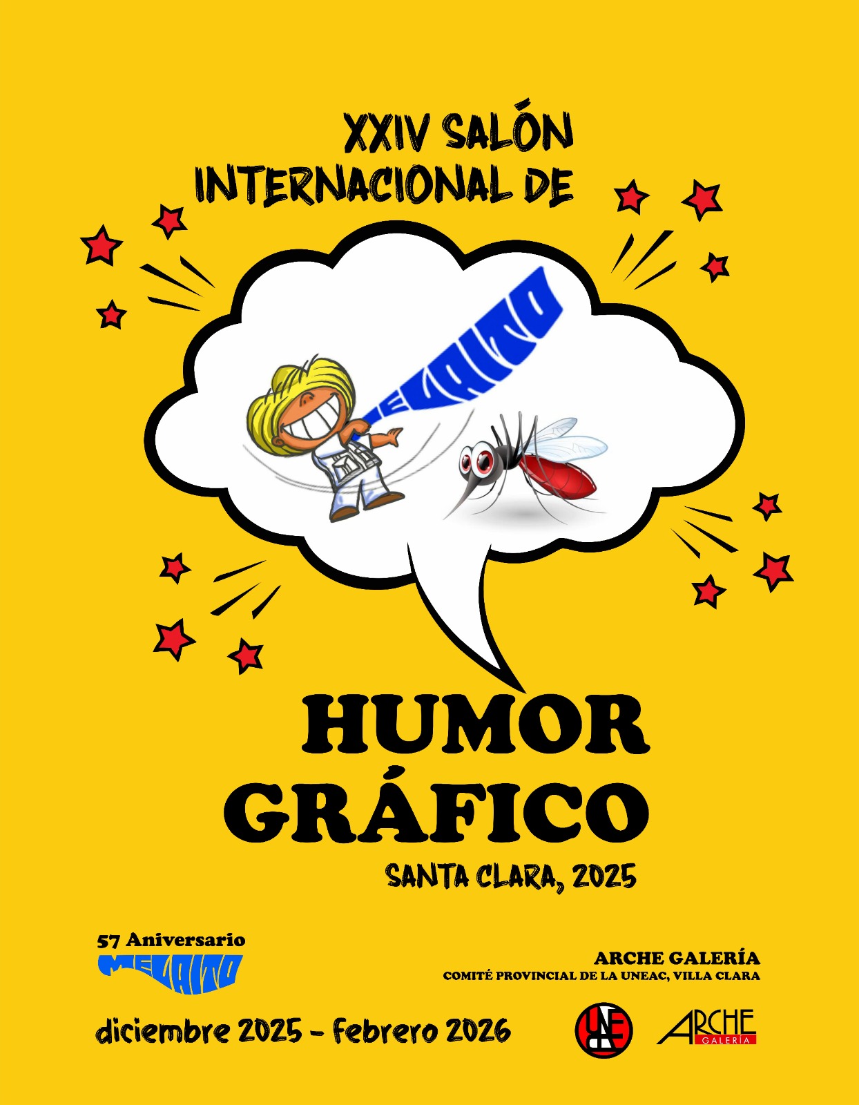 Santa Clara: otra vez de fiesta el Humor Gráfico durante su 24 Salón Internacional