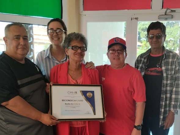 El agasajo a la RRW desde el complejo recreativo Somos Jóvenes.  