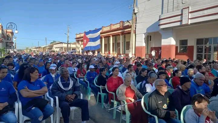 En Placetas, acto central provincial por aniversario 67 del Triunfo de la Revolución cubana