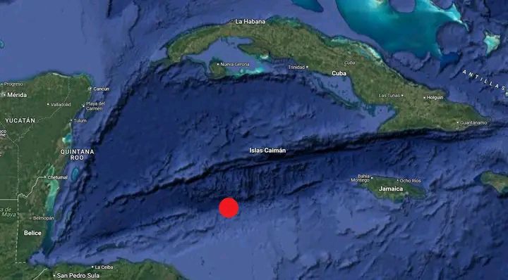 Fuerte sismo entre Islas Caimán y Honduras fue perceptible en Cuba
