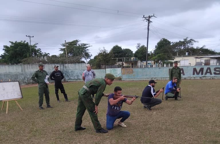 Este sábado, en el municipio de Quemado de Güines se llevan a cabo diversas actividades como parte del Día Territorial de la Defensa.