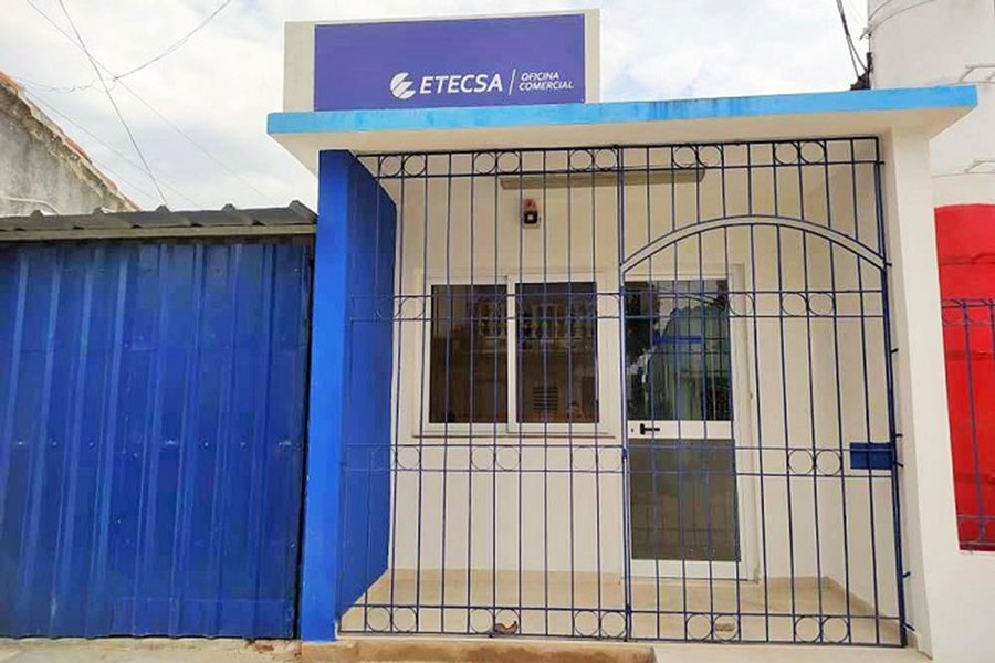 Exterior de lo que será la próxima oficina comercial de la División de Etecsa en Villa Clara, en el consejo popular Camacho-Libertad, de la capital provincial. Foto: Cortesía de Etecsa