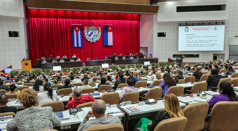 Parlamento cubano aprobó nueva Ley del Sistema Deportivo: Una norma integral al servicio del pueblo