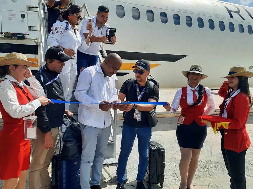 Venezuela inauguró nueva ruta aérea con destino a La Habana