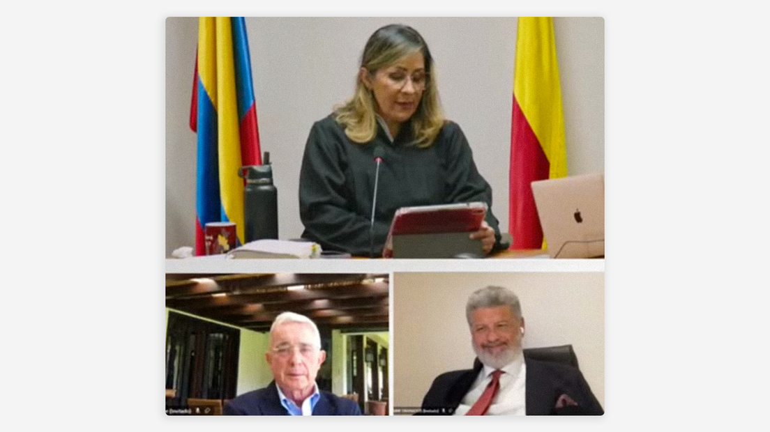Colombia: Jueza acredita delito de Álvaro Uribe
