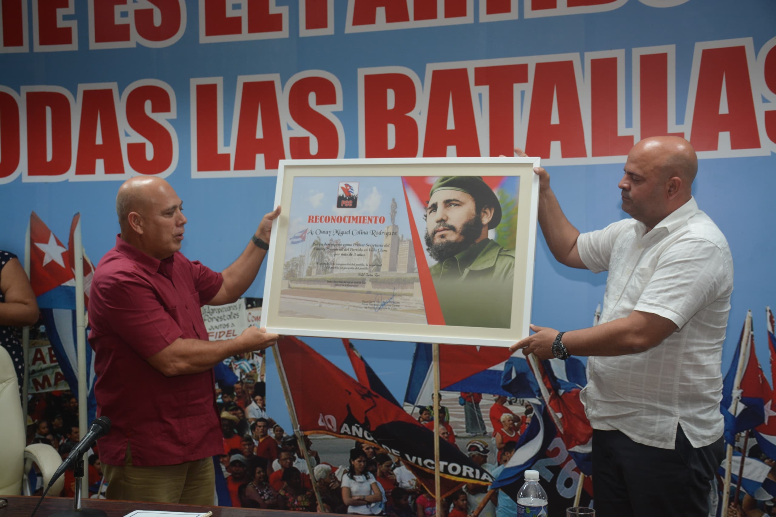 Al compañero Osnay Miguel Colina Rodríguez le serán asignadas otras responsabilidades. (Foto: Ramón Barreras Valdés)