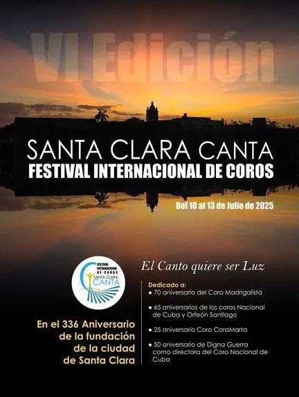 Será en julio Festival " Santa Clara canta"