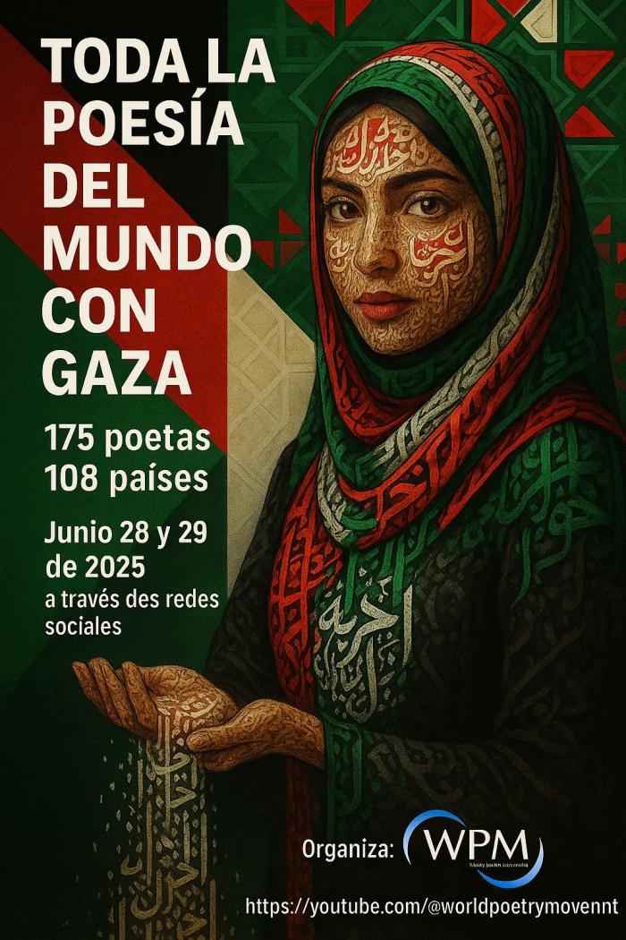 Poetas de Cuba participarán en acción poética global por Palestina