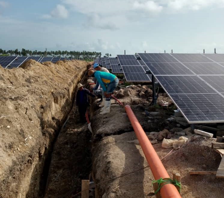 Avanza en Encrucijada construcción del parque solar fotovoltaico de gran capacidad