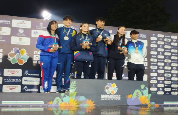 Nadadora cubana gana plata en Panamericano de Medellín
