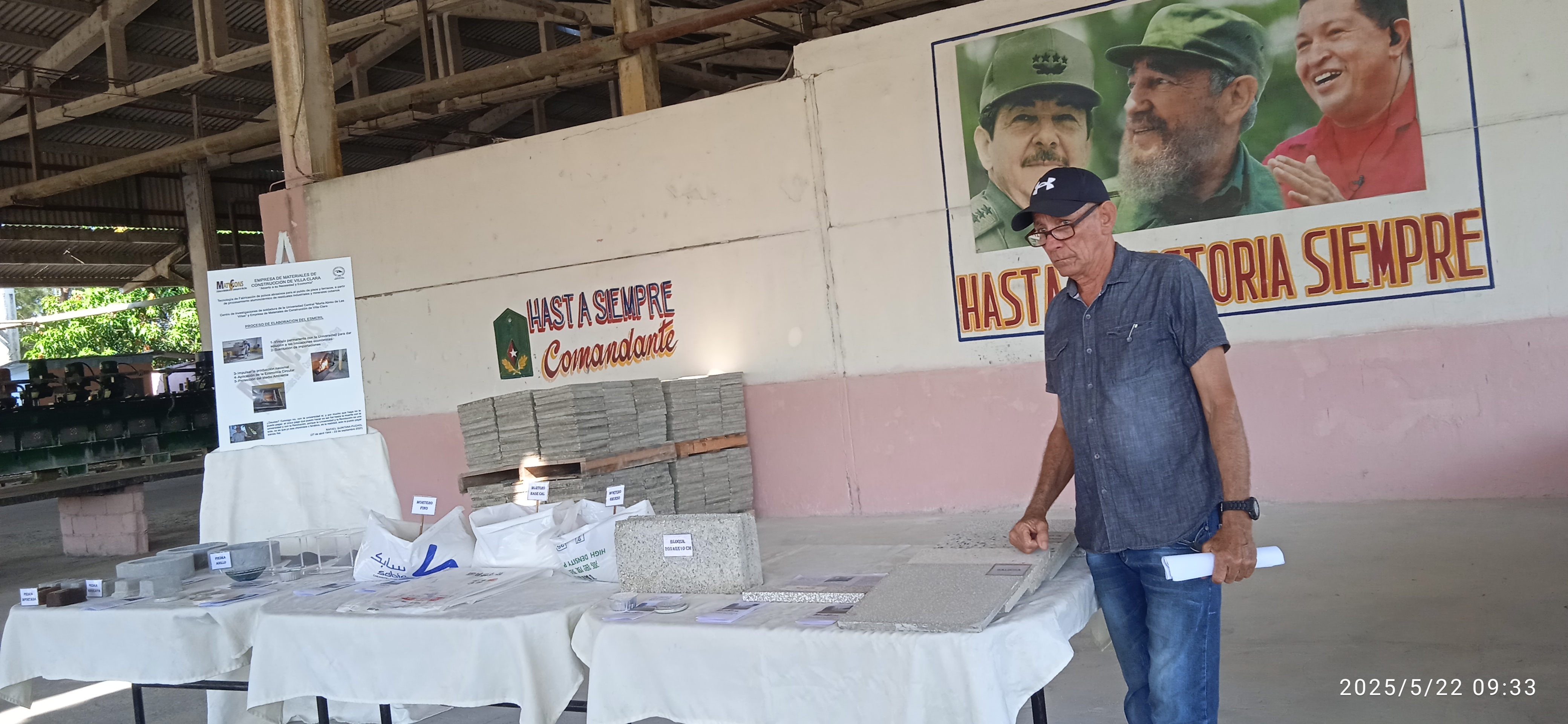 La huella de la Unidad Empresarial de Base UEB Combinado de Hormigón Rolando Morales Sanabria del municipio de Cifuentes