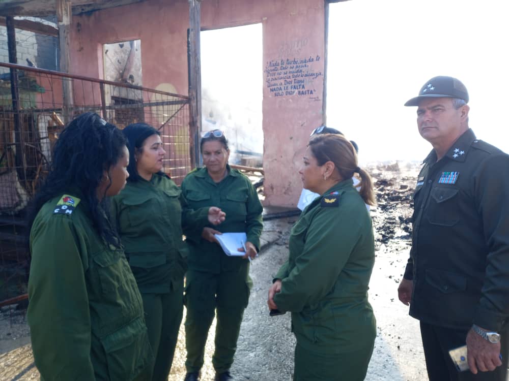 Controlado incendio de grandes proporciones en municipio villaclareño de Camajuaní