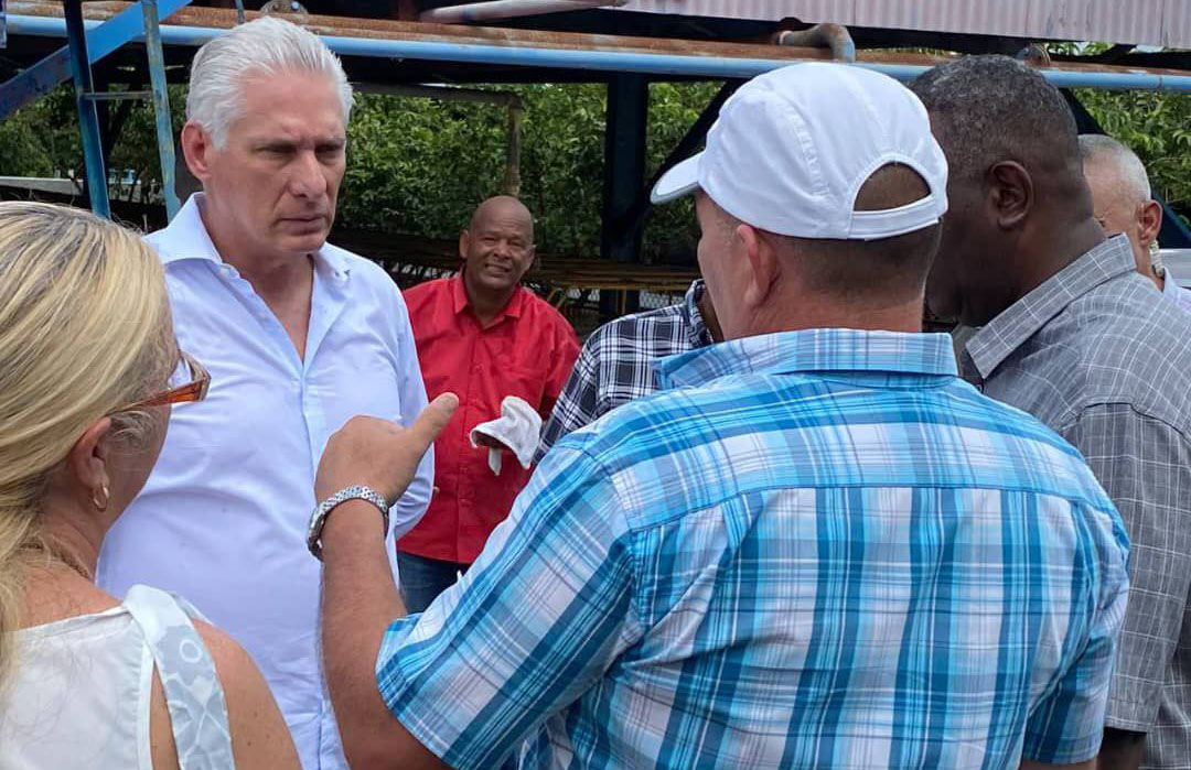 Constató Díaz- Canel acciones para lograr soberanía alimentaria