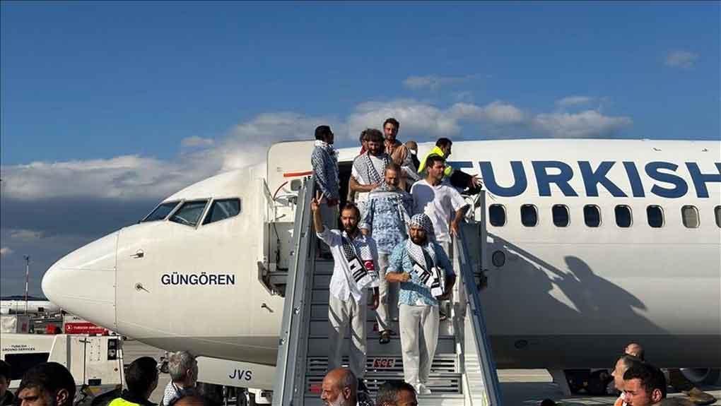 Türkiye evacua a activistas detenidos por Israel