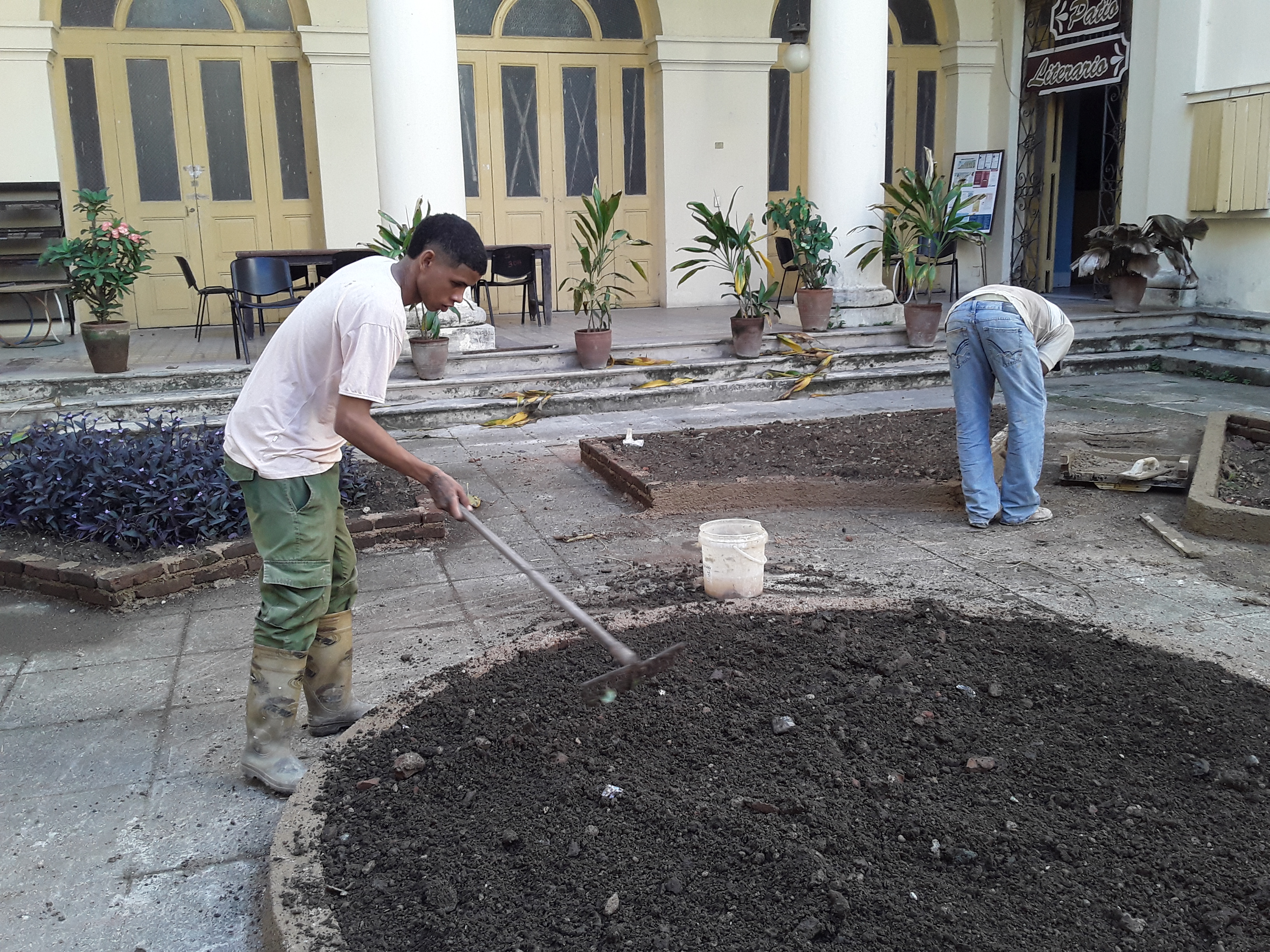 En proceso de reparación la Biblioteca provincial Martí