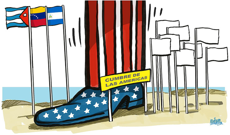 Cumbre excluyente, Cumbre fracasada