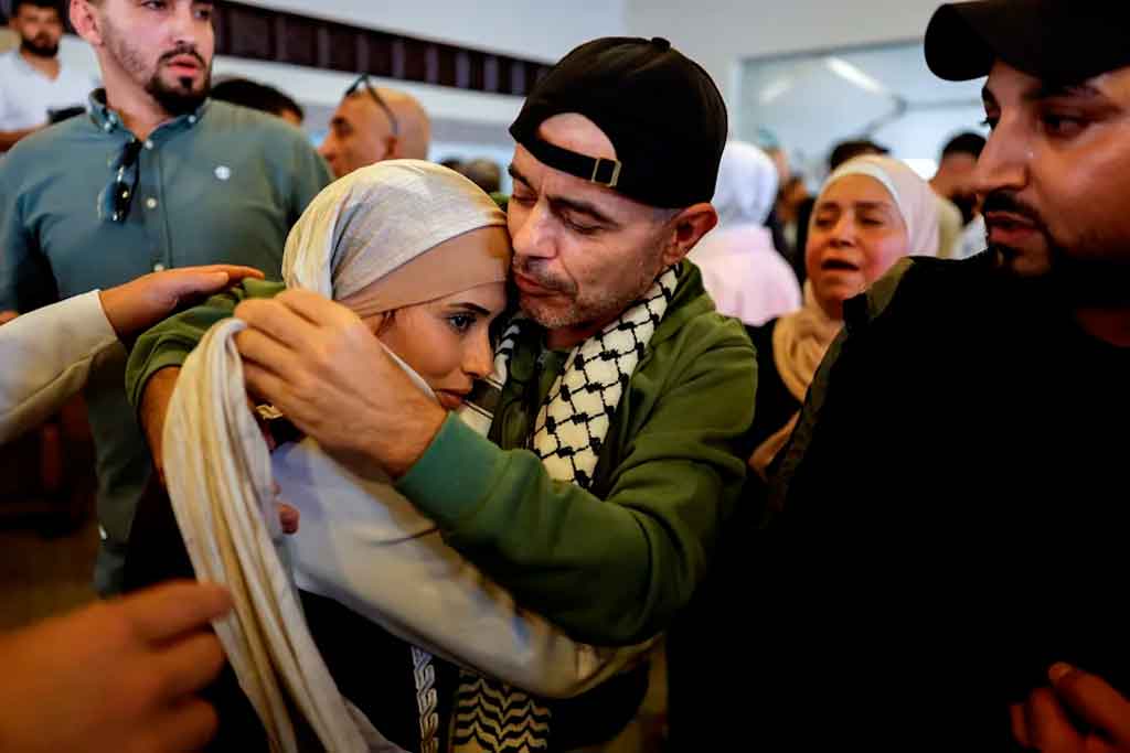 Israel inició excarcelación de prisioneros palestinos