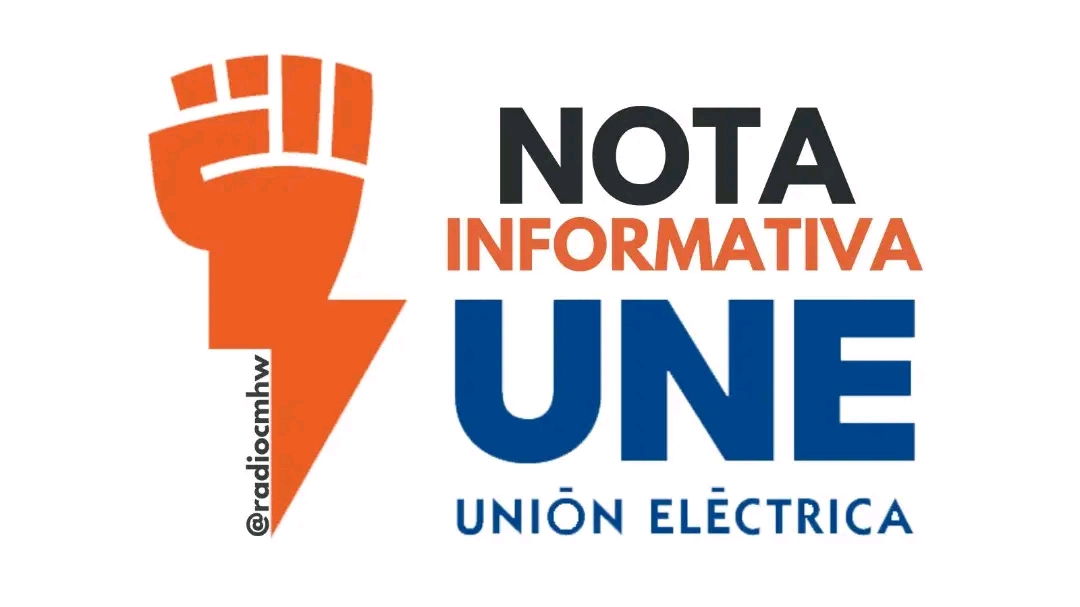 Actualiza Unión Eléctrica sobre restablecimiento del Sistema Eléctrico Nacional