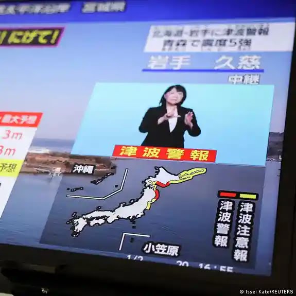 Sismo de magnitud 7. 5 sacude Japón