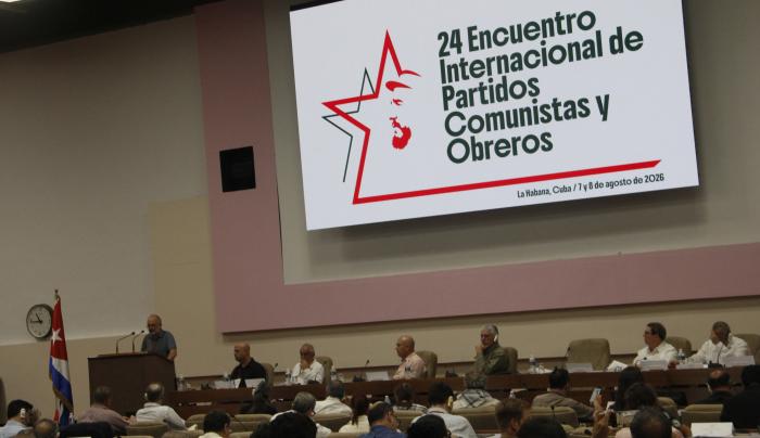 Asiste Díaz-Canel a la inauguración del Encuentro Internacional de Partidos Comunistas y Obreros