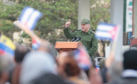 Díaz -Canel: «El pueblo de Cuba no es antiimperialista por manual; el imperialismo nos hizo antiimperialistas»