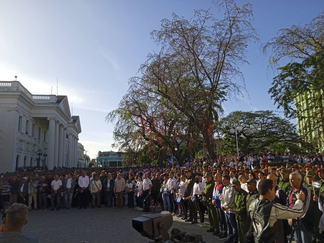 Santaclareños rinden tributo a los combatientes cubanos caídos en Venezuela 