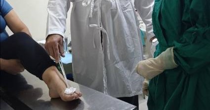 En los policlínicos correspondientes a las seis áreas de salud de Santa Clara, se realizan las curas y se aplica el Dermofural a los pacientes incluidos en el ensayo clínico