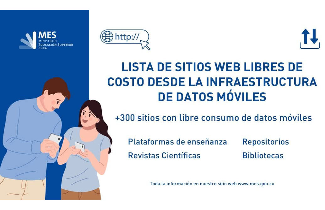 Ampliaron MES y Etecsa acceso gratuito a sitios universitarios
