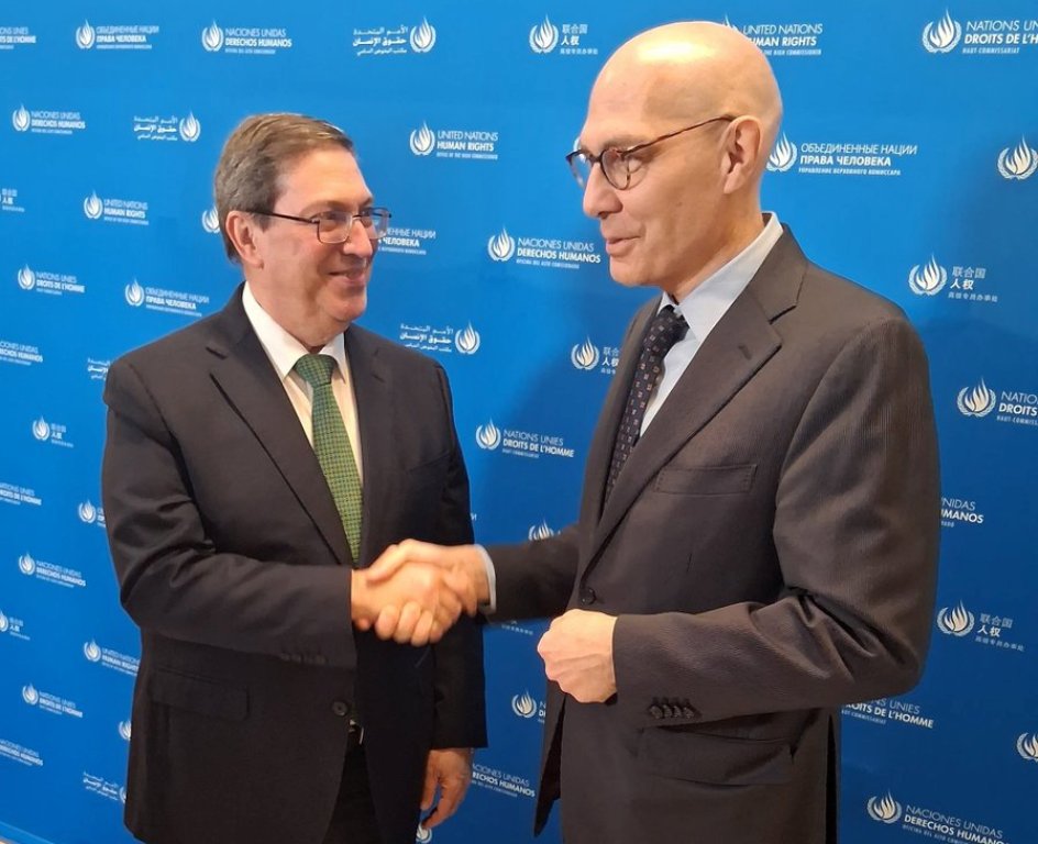 Destaca canciller de Cuba encuentro con alto comisionado de la ONU