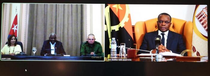 Intercambiaron presidentes de las asambleas nacionales de Cuba y Angola