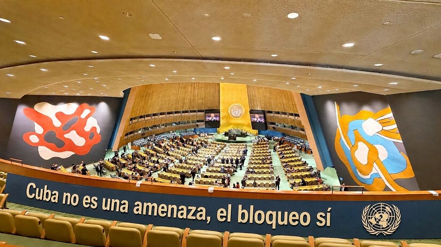 Agradece Díaz-Canel respaldo internacional a debate en la ONU sobre el bloqueo contra Cuba