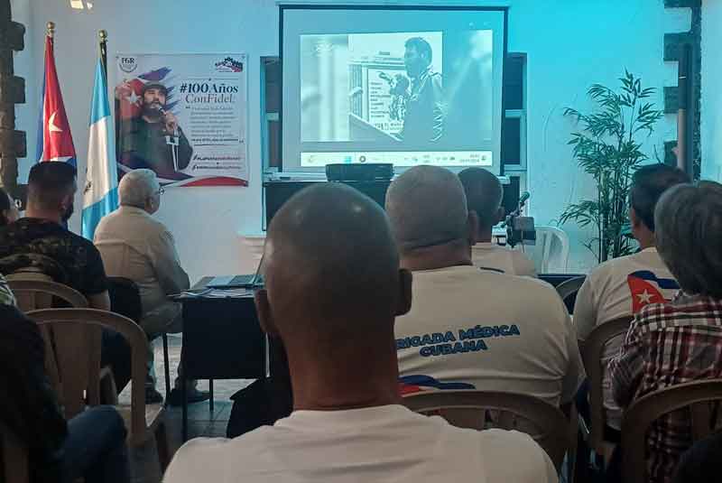 Conmemoraron en Guatemala aniversario 73 de Asalto al Moncada en Cuba