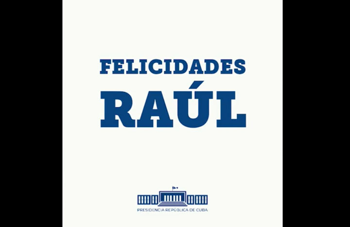 Celebra Díaz-Canel 95 años del líder de la Revolución, Raúl Castro