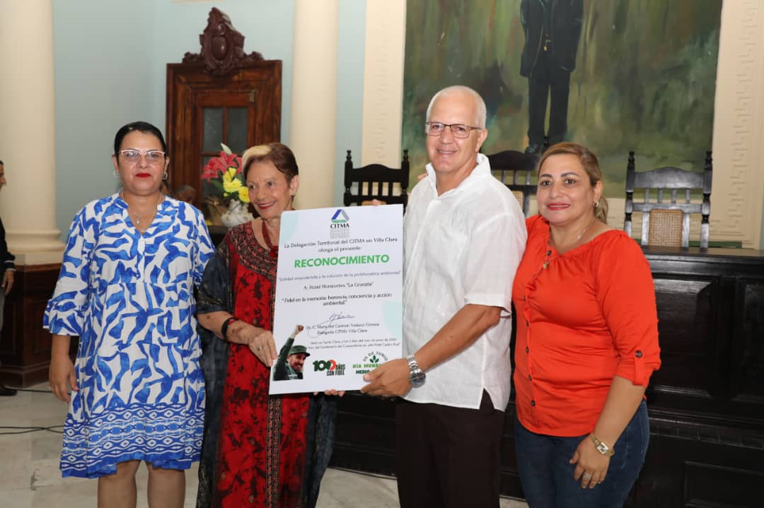 Reconocen en Villa Clara a entidades empoderadas en la solución de problemáticas ambientales a propósito del Día del Medio Ambiente