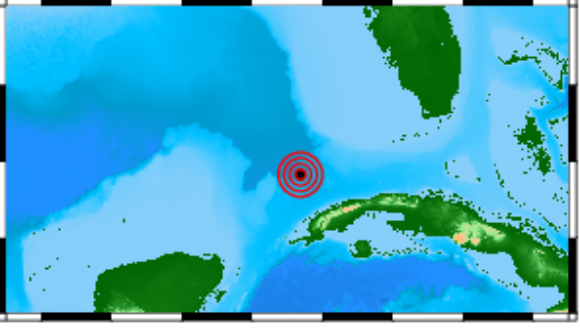 Reportan sismo en occidente de Cuba y en Yucatán