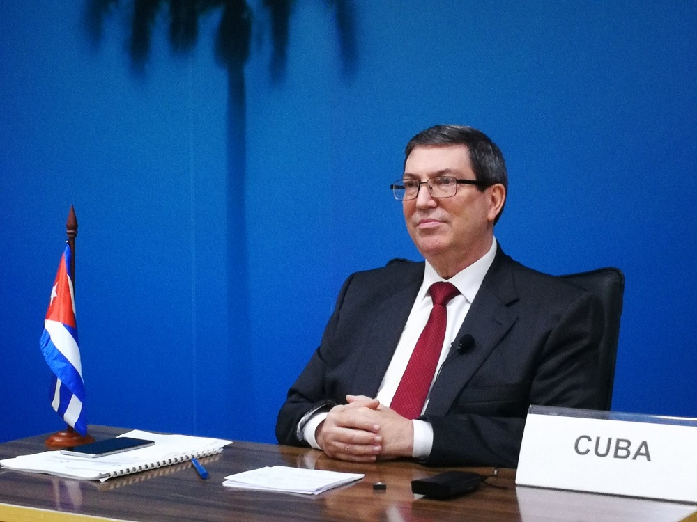 Bruno Rodríguez Parrilla: «Es un bloqueo total, similar a uno de tipo militar»