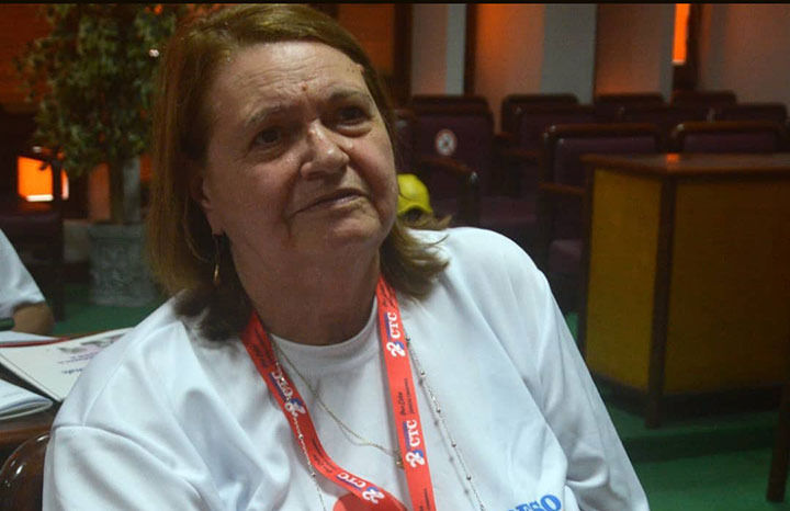 Digna Morales Molina, heroína villaclareña en el XXII Congreso de la CTC